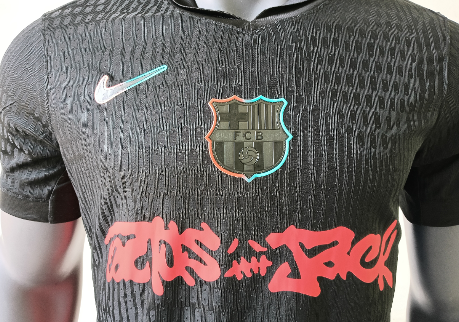 Barcelona Travis Scott Black Jersey 25-26